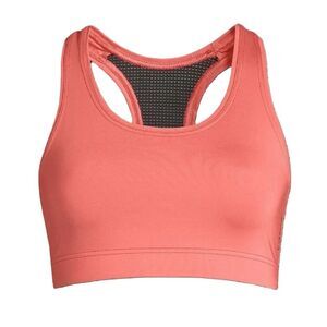 Casall Womens/Ladies Iconi Scoop Neck Snug Fit Sports Bra / Deep Coral